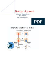 Cholinergic Agonists: Dr. Pramod P Bhalerao (M.D.) Asst. Professor Dept. of Pharmacology