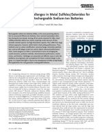 Advances and Challenges in Metal Sulfides - Selenides For Next-Generation Rechargeable Sodium Ion Batteries PDF