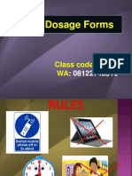 Solid Dosage Forms