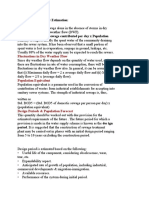 Waste Water Quantity Estimation:: Fluctuations in Dry Weather Flow