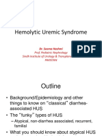 Hemolytic Uremic Syndrome: Prof. Pediatric Nephrology Sindh Institute of Urology & Transplanatation Pakistan