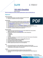 ASO Checklist V