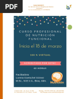 Introduccion Al Curso Profesional de Nutricion Funcional