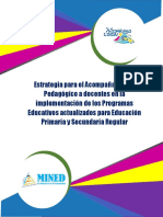 Estrategia para El Acompañamiento Pedagógico 2903