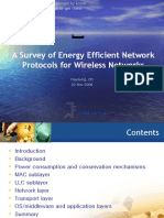 Survey of Energy Efficient