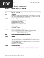 Division 01 - General Requirements Section 01010 - Summary of Work 1 Part 1: General