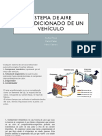 Sistema de Aire Acondicionado de Un Vehículo