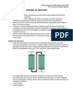 Sistemas de Adsorción y Adsorventes