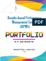 Results-Based Performance Management System (RPMS) : Marittes I. Jarligo