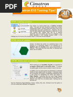 Cimatron E10 Tooling Tips