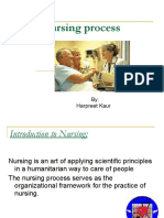 Nursing Process: By: Harpreet Kaur