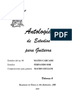 Antologia de Estudios para Guitarra Vol 6