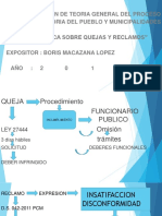 Casuistica Sobre Quejas y Reclamos...... Boris Macazana López