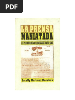 La Prensa Maniatada. El Periodismo en Chiapas, de Sarelly Martínez