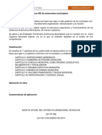 Ley 482 de Autonomías Municipales