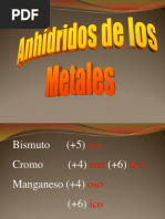 6-ANHIDRIDOS de Los Metales