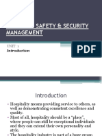 Powerpoint Presentation On CUSTOMER SAFETY & SECURITY MANAGEMENT