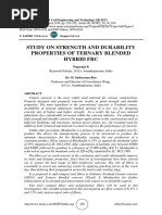 Study On Strength and Durability Properties of Ternary Blended Hybrid FRC