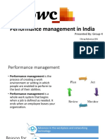 Performance Management in India