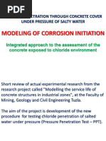 Modelling of Chloride Penetration