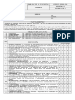 Evaluación de Desempeño