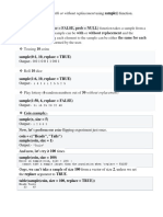 Sampling & Sampling Distribution Part - (A), (B)