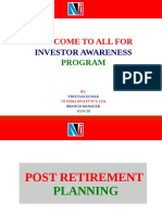 Post Retirement Savings Schemes