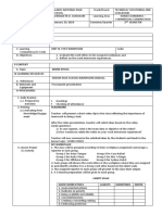 Work Immersion Lesson Plan For Demo1