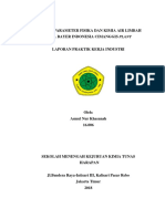 Analisis Parameter Fisika Dan Kimia Air Limbah