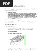 Rain Water Catchment Area