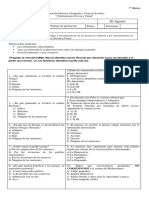 Evaluación Historia Grecia y Roma.