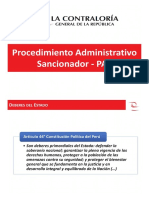 Contraloría - Procedimiento Administrativo Sancionador - PAS PDF