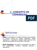 Concepto de Comunidad