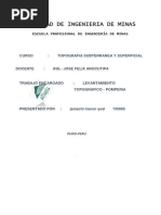 Informe Sobre El Levantamiento Topografico de Ponperia