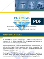 Presentasi Company Profile PT. KESUMA English