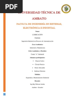 Informe de Lubricacion