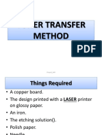 Toner Transfer Method - Pcell - PCB Making