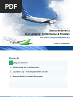 Garuda Indonesia Restructuring, Performance & Strategy: UBS Global Transport Conference 2011