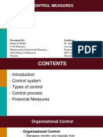 Control Measures: Presented By: Facilator