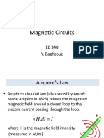 Magnetic Circuits: EE 340 Y. Baghzouz