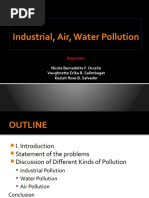 Industrial, Air, Water Pollution: Vaughnette Erika B. Salimbagat Keziah Rose B. Salvador