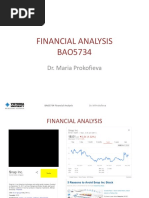 Financial Analysis BAO5734: Dr. Maria Prokofieva