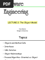 LECTURE 2: The Object Model: Ivan Marsic Rutgers University