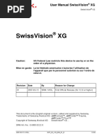 SwissVision XG User Manual PDF