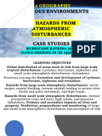 Hazardous Environments 9.3 Hazards From Atmospheric Disturbances