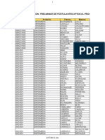 Lista Preliminar SERUMS 2019-1