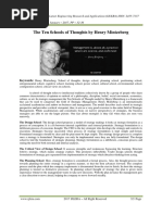 The Ten Schools of Thoughts by Henry Mintzeberg