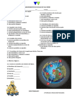 Ficha de Trabalho Sobre Localização Absoluta