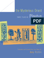 Rome and The Mysterious Orient Three Plays by Plautus PDF