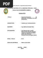 Espectrofotometria INFORME